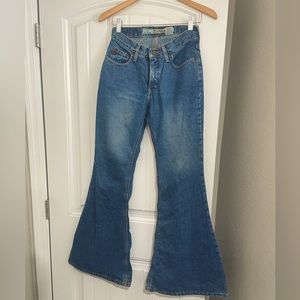 Vintage Mudd jeans y2k flare denim bell bottoms size 3